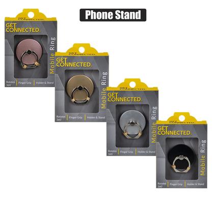 Mobile phone ring holder/stand