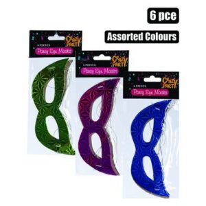 Party eye-mask 6pce asstd