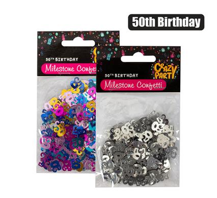 Party confetti milestone 50 15g