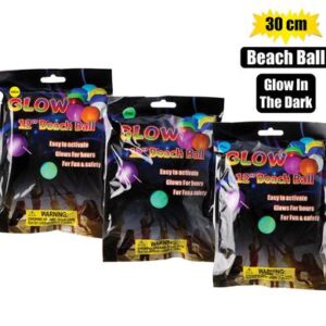 Glow stick beach ball 30cm