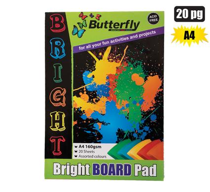 Paper a4 160gsm 20 sheets brights