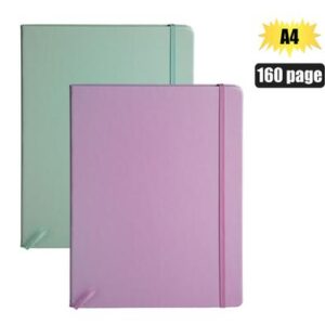 Novelty notebook pastel a4 160pg