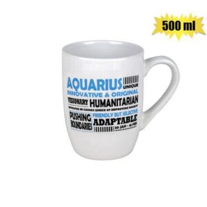 Mug daily horoscope aquarius 500ml