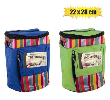 Cooler-bag+pocket nylon 28x22cm