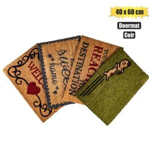 Doormat coir asstd designs 40x60cm