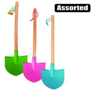 Garden kids curved spade 67cm asstd