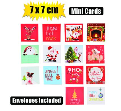 Xmas stationery card & envelope 7cm