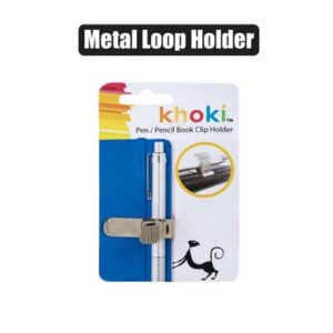 Pencil/pen spring loop holder metal