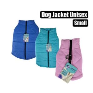 Pet dog jacket with zip unisex-small