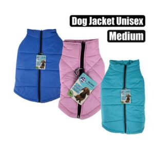 Pet dog jacket with zip unisex-medium