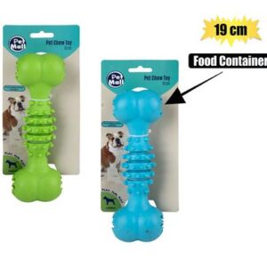 Pet dog toy rubber bone for treats