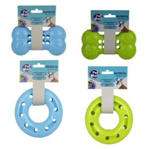 Pet dog toy bone/ring tpr for treats