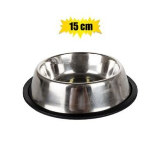 Pet dog/cat bowl s/s 15cm 16oz