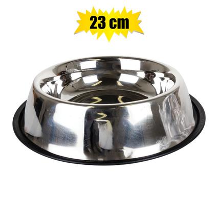 Pet dog/cat bowl s/s 23cm 96oz