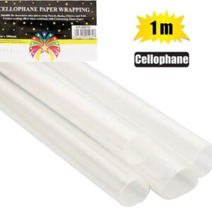 Gift-wrap cellophane clear 500mmx1m