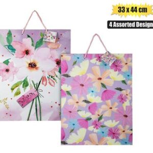 Gift-bag paper jmb 33x45cm everyday flwr