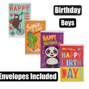 Card & envelope birthday - boy