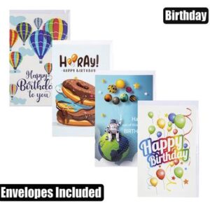 Card & envelope birthday - brights