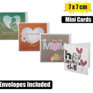 Card & env mini mothers day 7x7cm