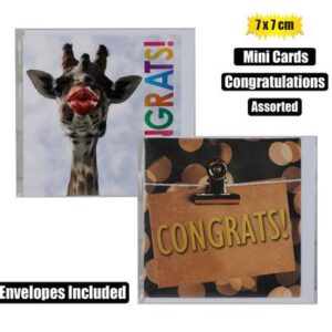 Card & env mini congrats designs