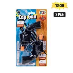 Gun hand cap 8 shot 2pc set 13cm