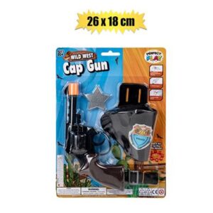 Gun hand cap cowboy set 26x18cm