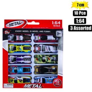 Die cast set 10pcs racers 7cm each