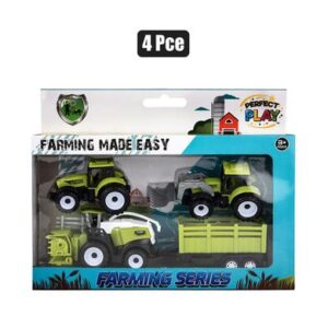 Vehicle farm tractor 4pc 28cm