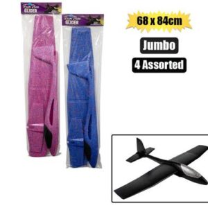 Boys playset glider jumbo plane 68cm