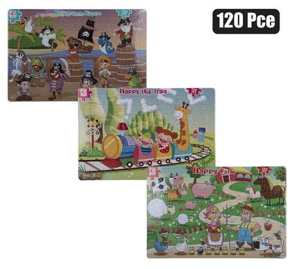 Puzzle jigsaw educational 120pc