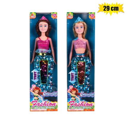 Doll fashion sequins mermaid 29cm