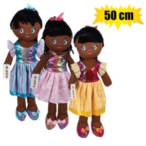 Doll rag ballerina in tutu 50cm