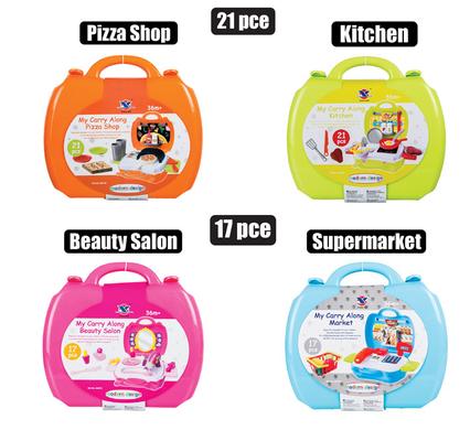 Play-set storage case asstd 23x20cm