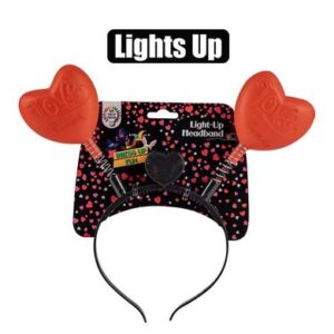 Dress up heart light headband