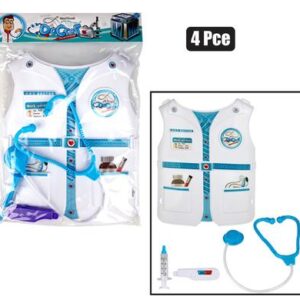 Dress up doctor kit 4pc