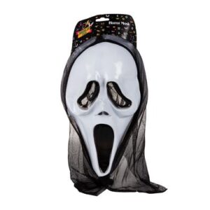 Dress up mask horror face asstd