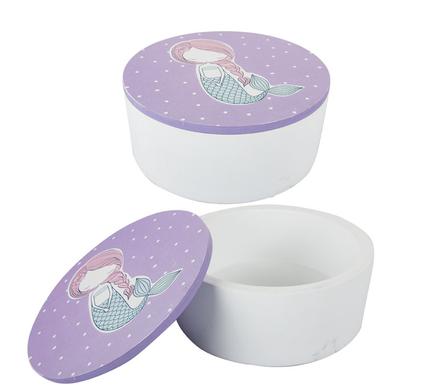 Jewellery box mdf mermaid 13cm