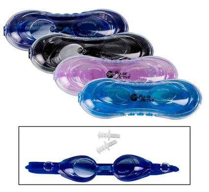 Swim-goggles in case assorted