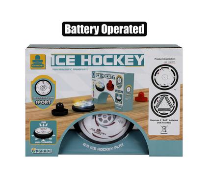 Game tabletop ice hockey puck b/o