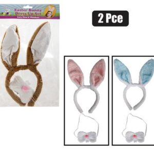 Easter bunny ears & snout set 2pc