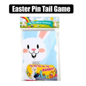 Easter game pin tail on bunny