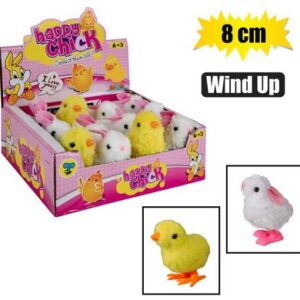 Easter w/up bouncing chick & bunny 8cm