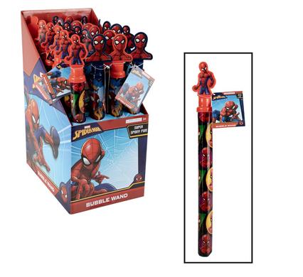 Bubble spider man wand licenced asstd