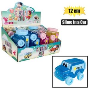 Novelty slime in a car w/glitter 12cm