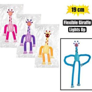 Novelty sensory flexible giraffe 19cm