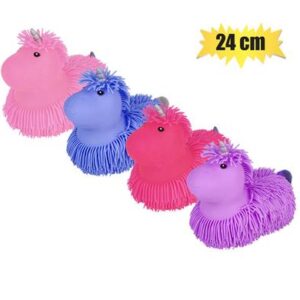 Novelty prickly unicorn flashing 24cm