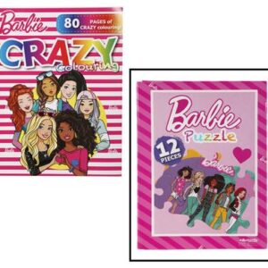 Book activity & puzzle barbie